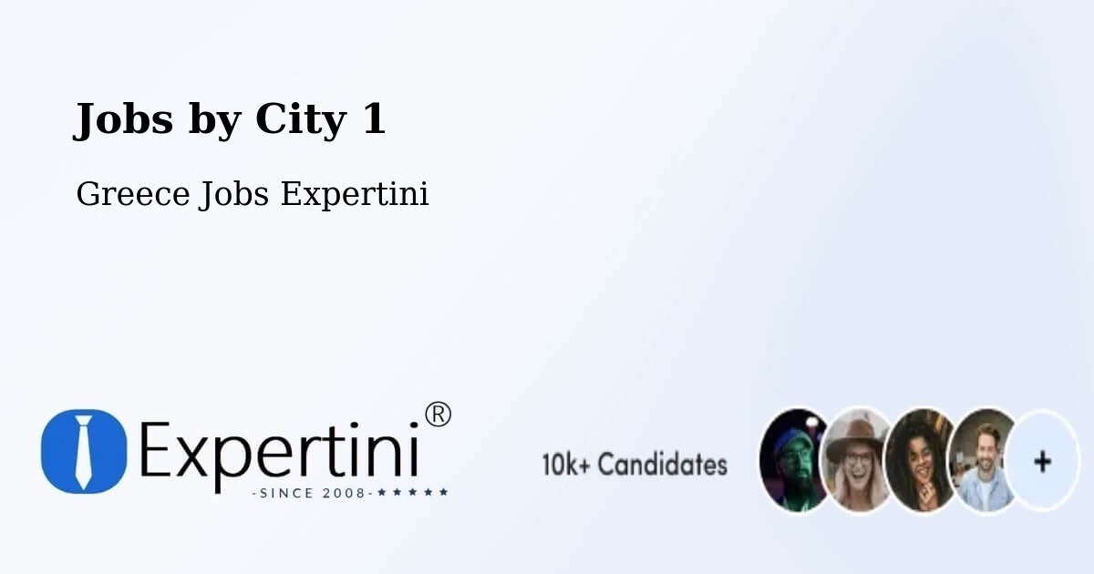 City Jobs in Greece - Expertini
