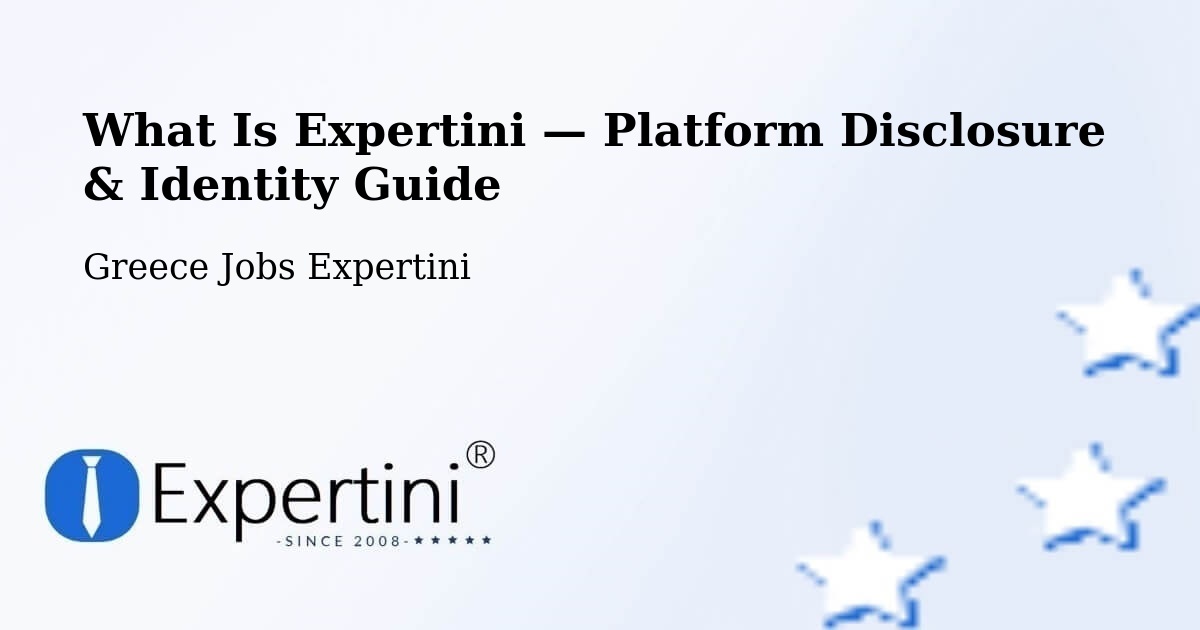 What Is Expertini — Platform Disclosure & Identity Guide – Artesianó